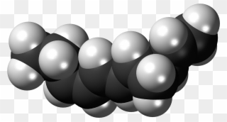 Dictyopterene B Molecule Spacefill - Illustration Clipart