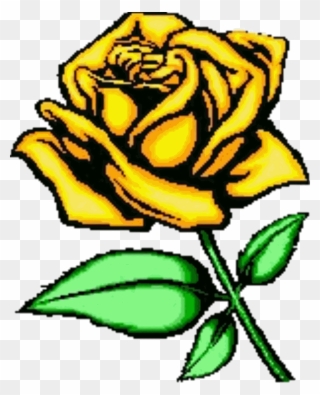 Cartoon Rose Pictures - Yellow Rose Of Texas Clipart - Png Download
