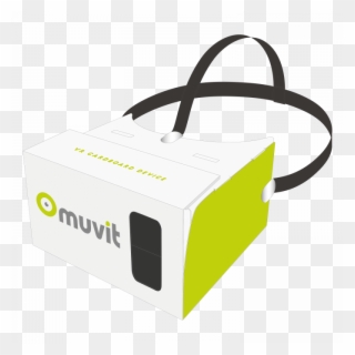 Muvit Cardboard Vr Mobile Phone 3d Headset Clipart