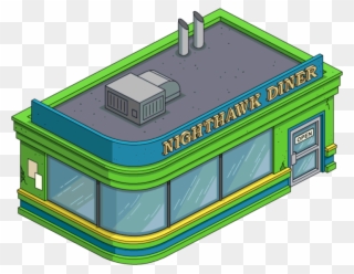 Nighthawk Diner - The Simpsons: Tapped Out Clipart