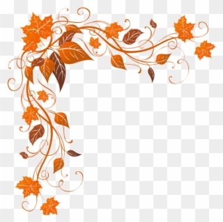 Fall Clip Art, Decorative Borders, Thanksgiving Centerpieces, - Fall Leaves Corner Png Transparent Png