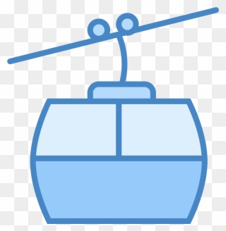 It's A Logo Of A Cable Car Travelling Along The Cable - San Francisco Clipart