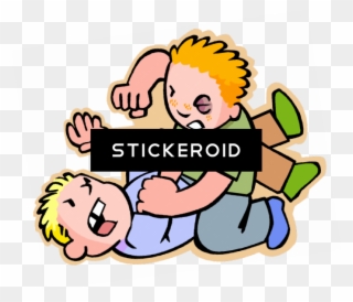 图png Clipart - 斗争 - Kids Fighting Transparent Png
