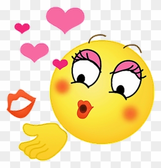 Emoticons Stickers Love Emotions Kiss Emojistickers - Kiss Emotions Clipart