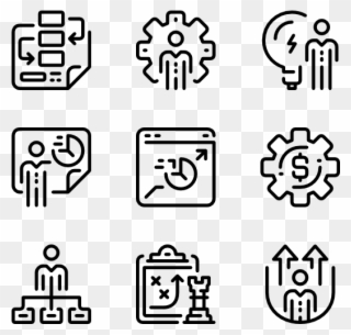 Business Strategy - Webdesign Icons Clipart