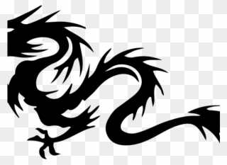 Chinese Dragon Clipart Celtic Dragon - Chinese Dragon Black And White Clipart - Png Download