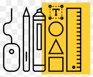 Unlimted Design Revision - Graphic Designs Tools Clipart - Png Download