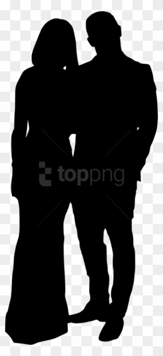 Silhouette Images Of Couples - Transparent Couple Silhouette Png Clipart