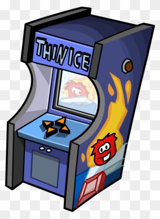 Thin Ice Machine - Club Penguin Arcade Machine Clipart