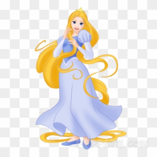 Play Slideshow - Princess With Long Hair Cartoon Clipart