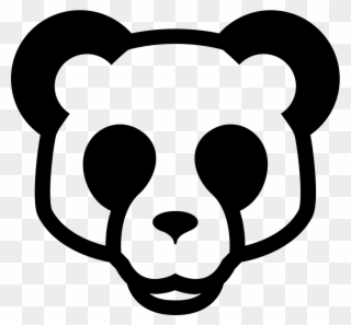 Bear Face Png - Panda Face Logo Png Clipart