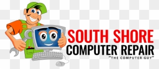South Shore The Guy - Computer Repair Logo Clipart