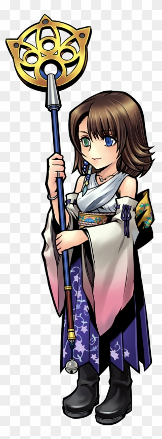 Yuna - Final Fantasy Yuna Keychain Clipart