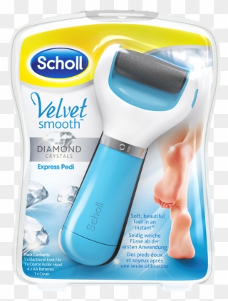 Scholl Velvet Smooth™ Express Pedi - Scholl Velvet Smooth Diamond Crystals Pedi Clipart