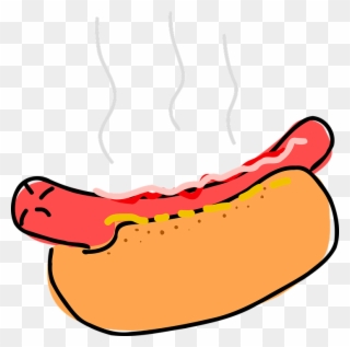 Cartoon Food Images 19, Buy Clip Art - Hot Dog - Png Download