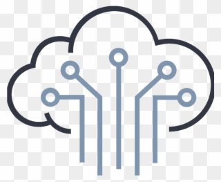 Cloud Backup - Hub And Spoke Icon Clipart