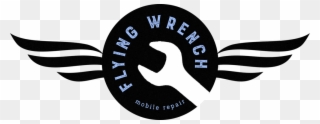 Flying Wrench Mobile Repair Logo - Portable Network Graphics Clipart