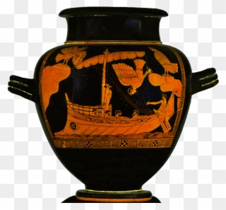 Homer's Odyssey - British Museum - 2400 Year Old Ship Clipart