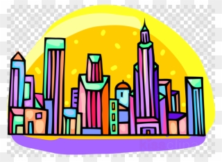 City Scene Clipart Clip Art - City Scene - Png Download