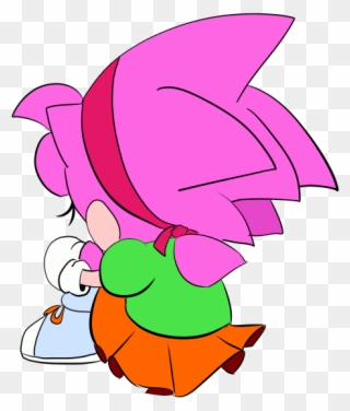 You Have A Disappointed Amy On Your Dash - Sonic The Hedgehog Clipart