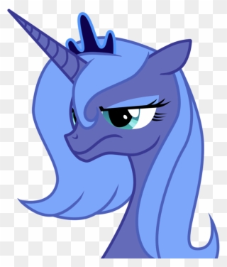 Durger, Disappoint, Female, Mare, Pony, Princess Luna, - Disappointed Luna Clipart