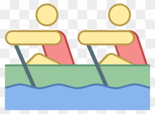 Row Boat Icon - Boat Clipart