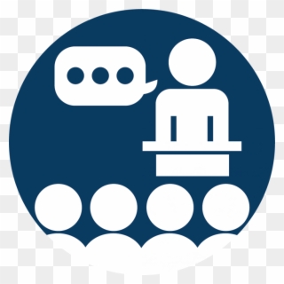 General Awareness Icon That Features A Person Speaking - Public Awareness Campaigns Icon Clipart