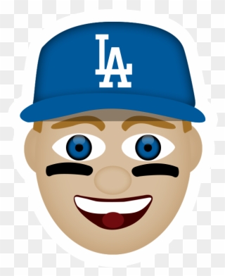 2 Jul - Dodgers Player Emoji Clipart