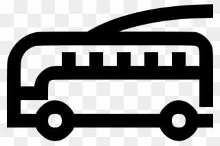 Streetcar Drawing Trolley Line - Bus Clipart