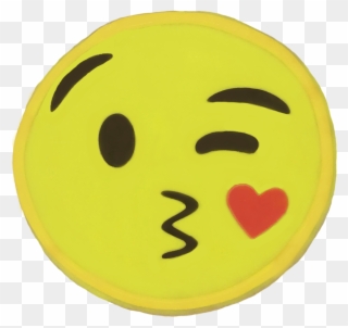 Winky Face Emoji Png Clip Art Freeuse - Emoji Pillow Png Transparent Png