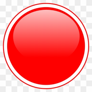 Red Circle Button Png Clipart