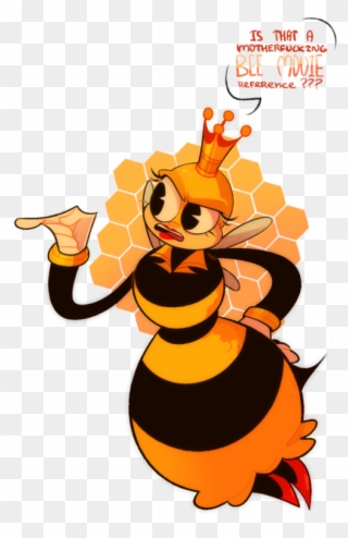 No Work For The Trash - Cuphead Rumor Honeybottoms Fanart Clipart