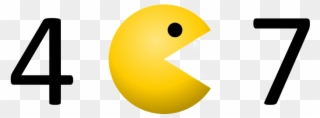 Packman Math Symbol Pacmaninequality - Math Pacman Clipart (#1561427) - PinClipart