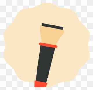 Bring A Flashlight - Illustration Clipart