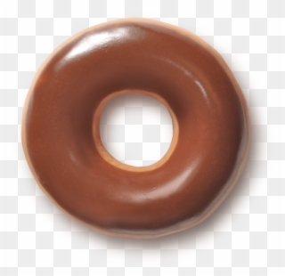 Clip Arts Related To - Krispy Kreme Chocolate Doughnut - Png Download