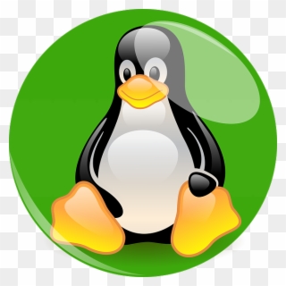 Penguin Cartoon Character - Tux Linux Clipart