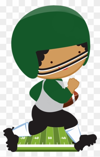Corpóreo Jugador De Fútbol Americano - Niños Deportistas Animados Png Clipart