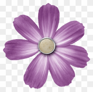 Go To Image - Scrapbook Png Flower Clipart