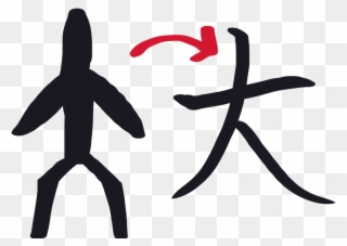 Equality Symbol In Chinese - Chinese Character For Big Clipart