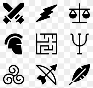 Ancient Greece - Ancient Greece Ancient Greek Symbols Clipart
