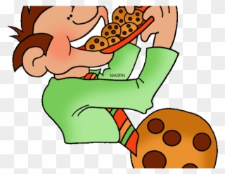 Biscuit Clipart Eaten Cookie - Eat A Biscuit Clipart - Png Download