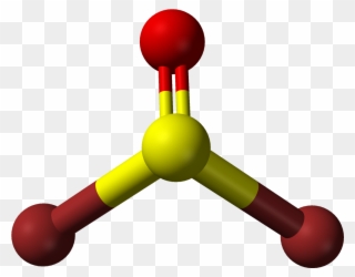 Thionyl Bromide From Xtal 3d Balls A - Chemistry Clipart