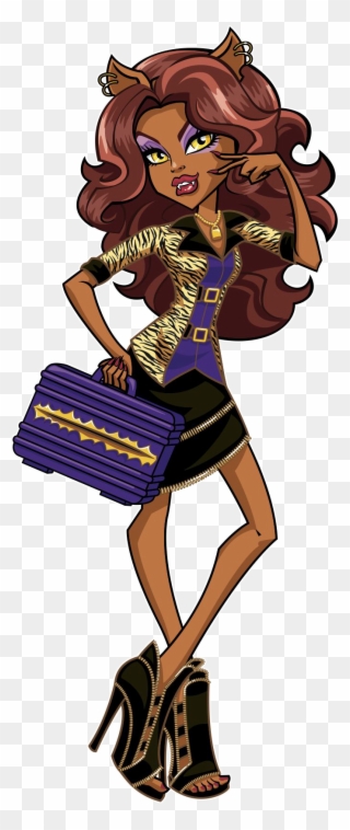Confident And Fierce, She Is Considered The School's - Monster High Clawdeen Comic Clipart