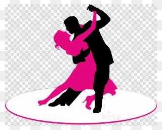 Ballroom Dancing Silhouette Clipart Ballroom Dance - Dancing Man And Woman - Png Download