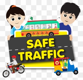 Pollution Clipart Traffic Pollution - Safe Traffic - Png Download