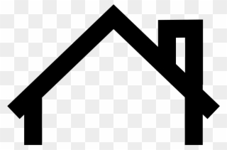 Its An Icon That Looks Just Like The Roof Of A House - Roof Clipart