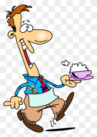 Dawson County Family Connection's Annual Celebrity - Cartoon Waiter Clipart
