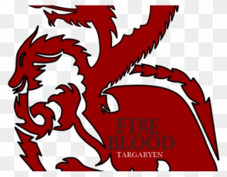 Game Of Thrones Clipart Transparent - House Targaryen - Png Download