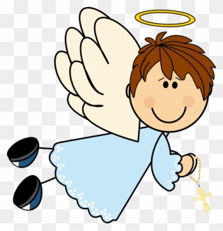 Jpg Library Stock First Communion Clipart Free - First Communion Angel Clipart - Png Download