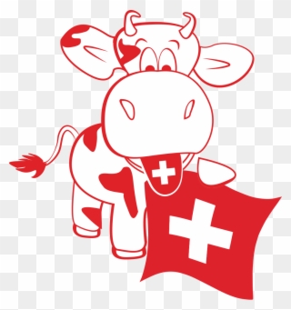 Go To Image - Vache Suisse Png Clipart